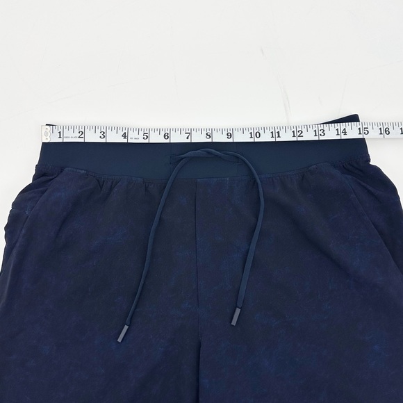Lululemon Men’s Pace Breaker Unlined Navy Performance Shorts Size M - Picture 6 of 10